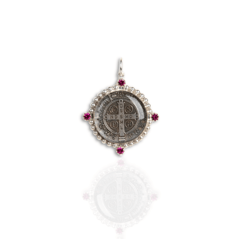 Promise To Protect Charm San Benito - Silver