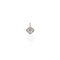 Sacred Heart Logo Charm - Silver