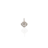 Sacred Heart Logo Charm - Silver