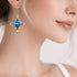Ice Cross Earrings - Silver - VSA Designs