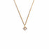 Sacred Heart Logo Charm Necklace - Gold