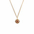 Retablo Small Oval Framed Charm Necklace - Gold - VSA Designs