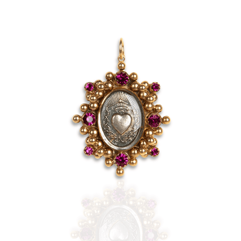 Heart Of Hope Charm - Gold