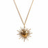 Sacred Flame Charm Necklace - Gold - VSA Designs