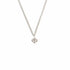 Sacred Heart Logo Charm Necklace - Silver