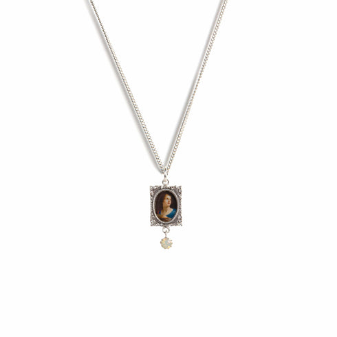 Retablo St Agatha Charm Necklace
