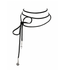 Leather Lariat Black - Silver