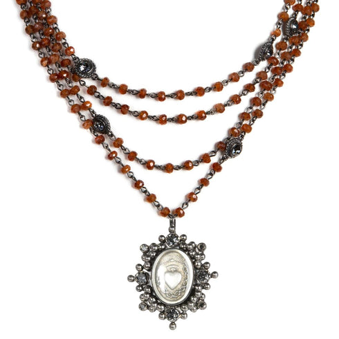 Magdalena - 6mm Semi-Precious Bati Hessonite All Medallions