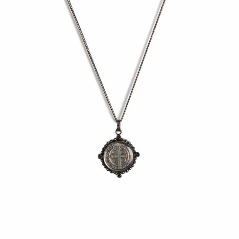 Bespoke San Benito Charm Necklace Gunmetal
