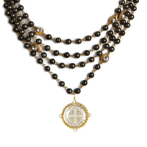 Magdalena - 6mm Semi-Precious Pyrite All Medallions