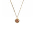 Retablo Small Oval Framed Charm Necklace - Gold - VSA Designs
