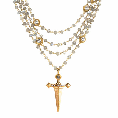 Magdalena - 6mm Lux Labradorite All Medallions