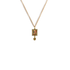 Retablo Frida Charm Necklace - Gold