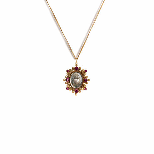 Heart Of Hope Charm Necklace - Gold
