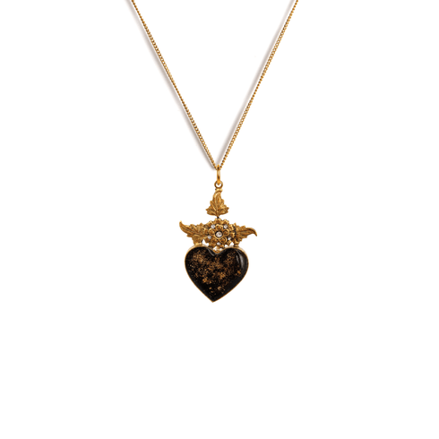 Daisy in Love Charm Necklace - Gold
