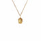 Love My Guadalupe Rose Charm Necklace - Gold