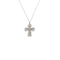 Bourne Again Rebel Cross Charm Necklace - Silver