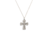 Bourne Again Rebel Cross Charm Necklace - Silver