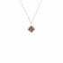 Little Pink Blessing Charm Necklace - Silver