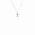 Pink At Heart Charm Necklace - Silver