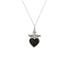 Daisy in Love Charm Necklace - Silver