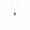 Pretty In Prayer Charm Necklace - Silver