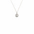 Bourne Again Wild Note Charm Necklace - Silver