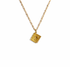 Bourne Again Prayer Charm Necklace - Gold