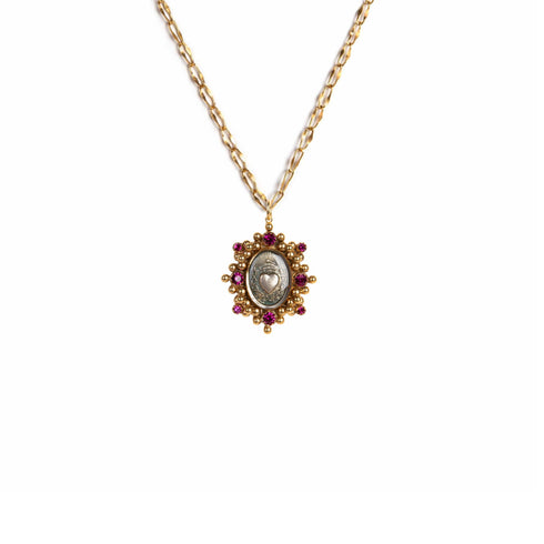 Heart Of Hope Charm Necklace - Gold