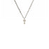 Pink At Heart Charm Necklace - Silver