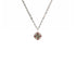 Little Pink Blessing Charm Necklace - Silver