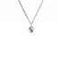 Bourne Again Poison Heart Charm Necklace - Silver