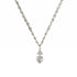 Sacred Heart sVa Mini Charm Necklace - Silver