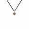 Little Pink Blessing Charm Necklace - Silver