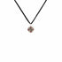 Little Pink Blessing Charm Necklace - Silver