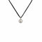 Bourne Again Wild Note Charm Necklace - Silver