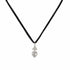 Sacred Heart sVa Mini Charm Necklace - Silver