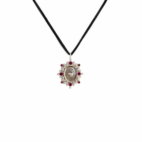 Heart Of Hope Charm Necklace - Silver