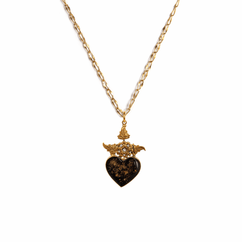 Daisy in Love Charm Necklace - Gold
