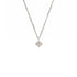 Sacred Heart Logo Charm Necklace - Silver