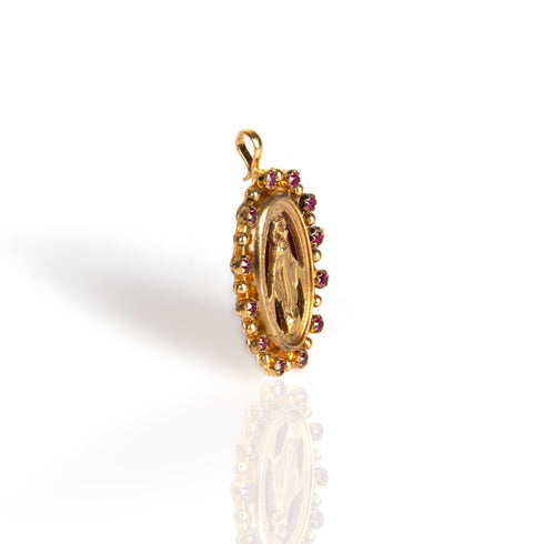 Milagrosa Medallion in PINK - VSA Designs