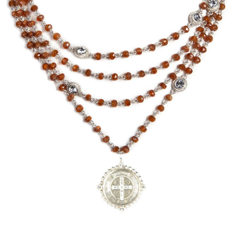 Magdalena - 6mm Semi-Precious Bati Hessonite All Medallions