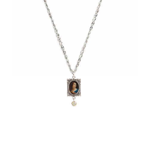Retablo St Agatha Charm Necklace