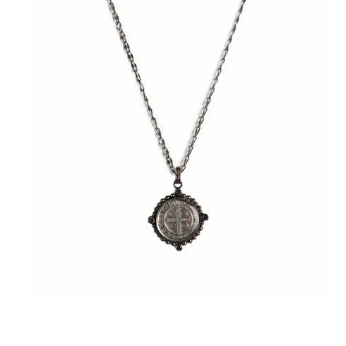 Bespoke San Benito Charm Necklace Gunmetal