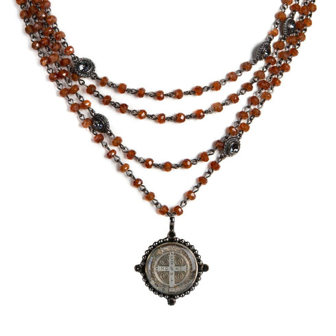 Magdalena - 6mm Semi-Precious Bati Hessonite All Medallions