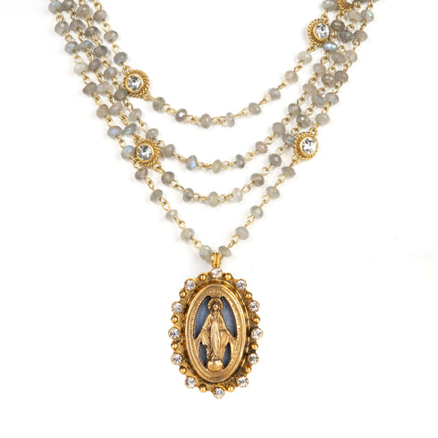 Magdalena - 6mm Lux Labradorite All Medallions