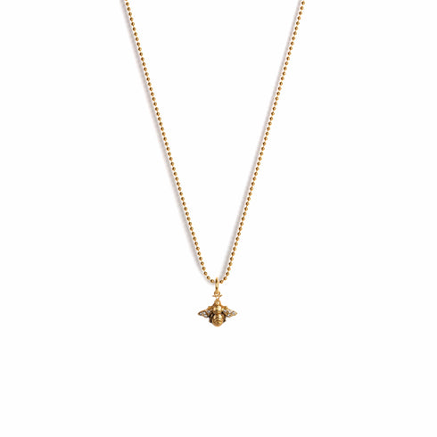 Baby Bee Charm Necklace