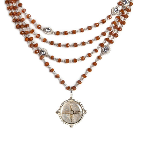 Magdalena - 6mm Semi-Precious Bati Hessonite All Medallions