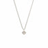 Sacred Heart Logo Charm Necklace - Silver