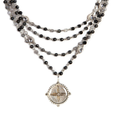 Magdalena - 6mm Semi-Precious Rutilated Quartz All Medallions